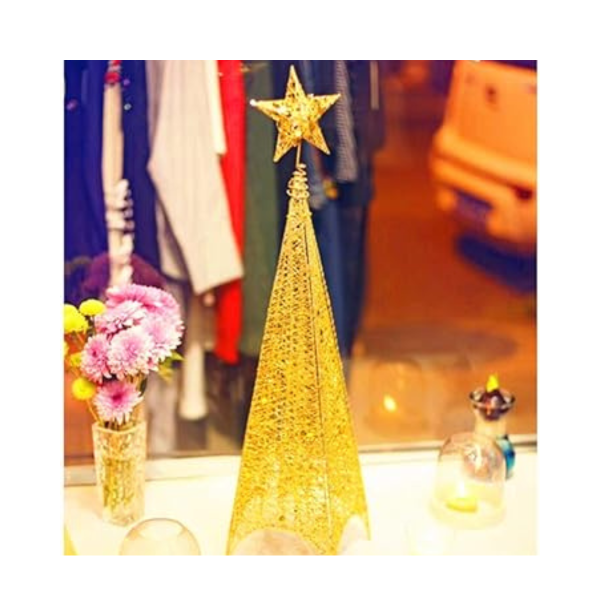 Árbol Pirámide Metálico de Navidad 1.8 M