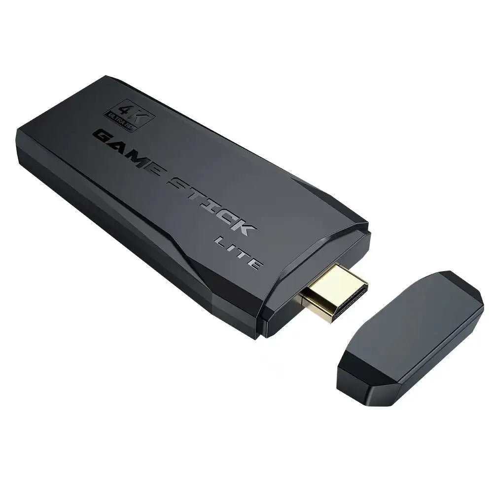 Consola reto M8 de 64 GB con 10.000 juegos, mando inalámbrico dual de 2,4 G, 4K ideal para regalo.